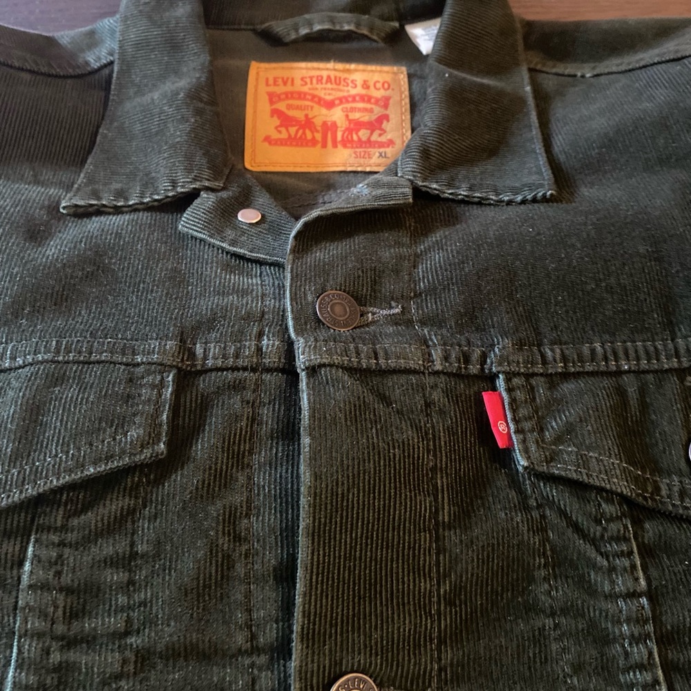 Levi's Olive Corduroy Jacket